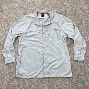 The North Face vented hiking fishing shirt men’s XXL lightweight